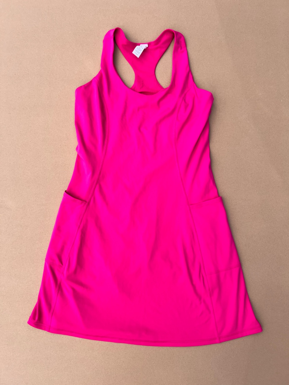 90 Degree by Reflex Pink Athletic Dress Small-Stretch Pockets-Athleisure